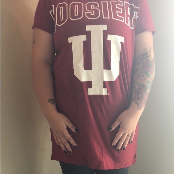 PINK IU T-shirt dress